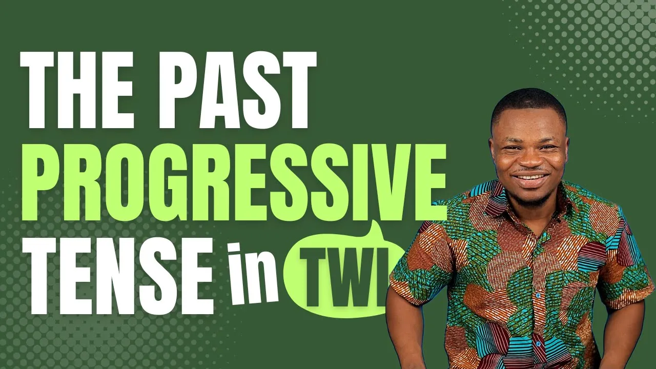 Past Progresseive The Past Progressive/Continuous Tense in Twi - LearnAkan